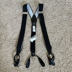 NWT Roundtree & Yorke Dotted Suspenders BRAND NEW